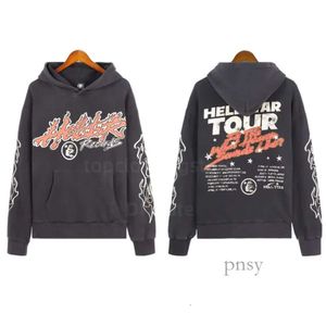 Hellstar Hoodie Męskie bluzy High Street HellStar Tracksuit Stranger Thing