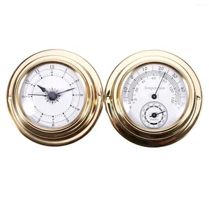 Watch Repair Kits Thermometer Hygrometer Barometer Watches Clock 2 Whole Set Weather Station