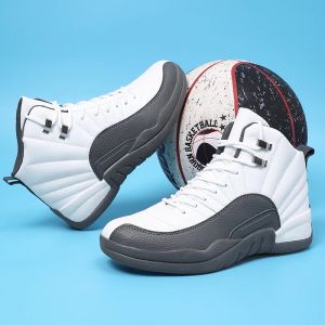 Boots High Quality Men's Basketball Shoes Basketball Sneakers Antiskid Hightop Couple Breathable Man Basketball Boots Boys' Sneakers