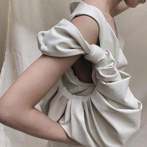 Женская сумка-тоут 2024, роскошная дизайнерская модная складная сумка через плечо, винтажная большая квадратная сумка через плечо