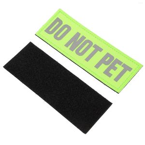 Dog Collars 2 PCS Service Puppy Harness Training Patches, а не домашние наклейки на рюкзаки для рефлексивных