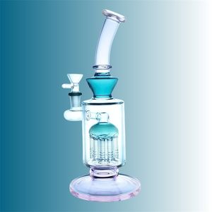 Heady Cam Bongs Nargile/Cam Nargile, Boru, baca ağaç dalı filtreli, 10 inç