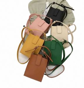 Bolsas de ombro Fi Crossbody Bolsas de couro PU pequenas bolsas Phe de ombro para mulheres Novo All-match Mini Coin Card Organizador cosmético 0216/23 908m #