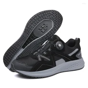 Cycling Shoes Men Leather MTB Carbon Bicycle Sneakers Women Breathable Self-locking Flat Cycle Training Racing 47