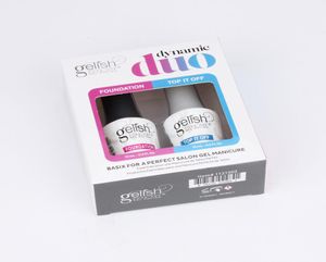 Top quality top base coat newest fashion Soak off gel lacquer harmony nail polish colors LED UV gel laque nail art gel polish 2pcs4000654