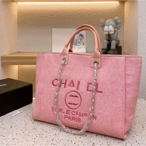 حقائب الأكياس الفاخرة مطرزة على حقائب اليد CC CC Fashion Canvas Bag Brand CH Pearl Designers Handbags Female Cross Back Backpack YH32