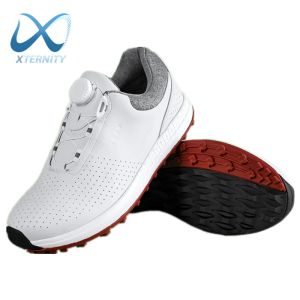 Shoes Breathable Luxury Golf Shoes Men Comfortable Outdoor Spikeless Golf Sport Training Sneakers NonSlip Waterproof Walking Footwear