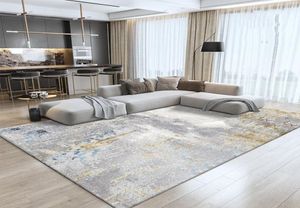 Carpets Modern Light Luxury Living Room Large Carpet Abstract Home For Bedroom Decoration Sofa Coffee Table Rug Nordic Study Mat1712097