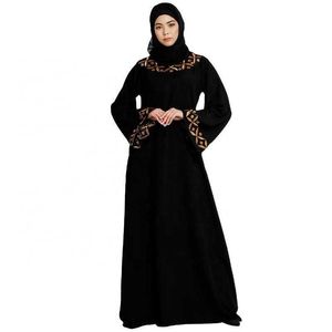 Premium Design Solid Color Saudi Turkish Dubai Elegant Kaftan Slik Dress Islamic Clothing Abaya Women Muslim Dresses Wholesale