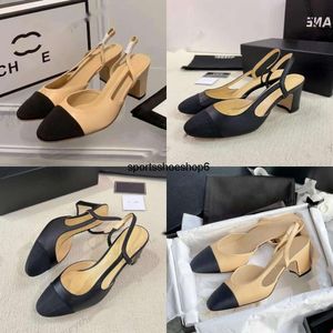 Casual skor kanal kvinnor slingbacks sandal kedjor balett lägenheter skor espadrilles ballerinas sandaler damer fest bröllop klänning skor chunky hög klackar tofflor