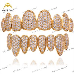 Goldleaf Hip Hop Jewelry Mould Kit de Dent VVS Moissanite Zircon Iced Out Gold Grills Grillz