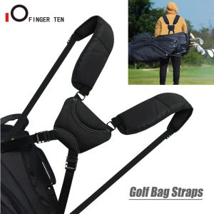 Väskor bekväma vadderade golfpåse remmar dubbel axel ersättning rem justerbar ryggsäck passar alla märken väskor släpp frakt