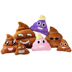 1PC Creative Super Poop Stuffed Plush Toy Funny Cute Face Expression Doll Toys Sleep Pillow for Kids Birthday Gift 240304
