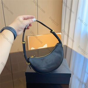 Designers Underarm Bags Fashion Genuine Leather Triangle Half Moon Bag Womens Luxury Purse Handbag Hobo Weekender Crossbody Tote Shoulder Bags Clutch Wallet