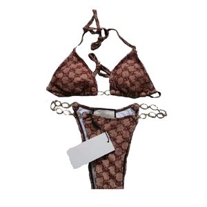 Costumi da bagno donna bikini set costumi da bagno sexy trasparenti a forma di cinturino designer donna costume da bagno di lusso da spiaggia moda spiaggia estate costumi da bagno da donna