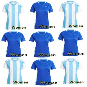 2024 Copa America Argentina Soccer Jerseys M E S S I J.ALVAREZ DYBALA MARADONA TOPPALTKVAILT Fotbollströjor Enzo Mac Allister Di Maria de Paul Women Football Kit Uniform