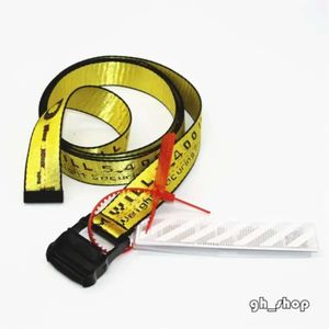 Luxury Woman Wrestle Off Yellow White Designer Bälte för män Kvinnor Canvas Partihandel Midja Nylon Run Belt Outdoor Sport Casual Strap Long Boy Fashion Green Belts 1843