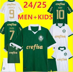 24 25 Palmeiras dudu Soccer Jerseys 2024 2025 Home Green Breno Lopes Rony G.Gomez Shird Away D.Lucas Lima G.Menino Mina G.Veron Kids Kit Fan Player Football diriforms888