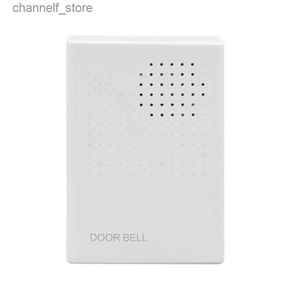 Dörrklockor Wired Door Bell Chime DC 12V Vocal Wired Doorbell Welcome Door Bell For Office Home Security Access Control System Whitey240320