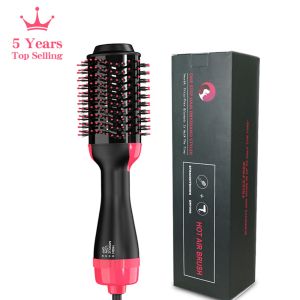Brushes LISAPRO 3 IN 1 Hot Air Brush OneStep Hair Dryer And Volumizer Styler and Dryer Blow Dryer Brush Professional 1000W Hair Dryers