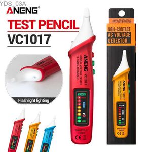 Misuratori di corrente ANENG VC1017 Rilevatore voltmetro Penna senza contatto LED Indicatore elettrico Strumenti Sensore Tester Allarme Misuratore di tensione presa di corrente CA 240320