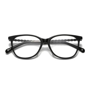 Оптические очки для мужчин и женщин Ретро-дизайнер 524 Модные листовые очки Ацетатная оправа Детальная эластичность Овальный стиль Анти-синий свет Линза с коробкой