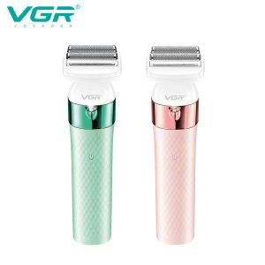 Epilator VGR Lady Shaver Set Professional Body Shaver Lady Lady Cordless Haarentfernung wasserdichte Rasiermesser Set Elektrische Epilator für Frauen V729