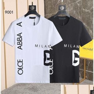 Mens T-shirt 2023 Designer di lusso T-shirt Qualità Lettera Tee manica corta Primavera Estate Tide Uomini e donne T Shirt Taglia M-Xxx Dr Dh4Qe