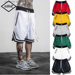 Shorts masculinos shorts de basquete de verão masculinos soltos shorts esportivos rápida secagem esportes de cinco pontos de calça de enormes shorts esportivos y240320