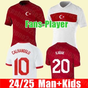 New home Turkey Club Full Sets Soccer Jersey 2024 National Team Burak Kenan Karaman Hakan Calhanoglu Zeki Celik Sukur Ozan Kabak Yusuf Yazici Turquia Football Shirt