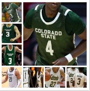 2025 Custom College Basketball Colorado State Trikots David Roddy Isaiah Stevens John Tonje Dischon Thomas Jalen Lake Kendle Moore Chandler Jacobs Thistlewood 4XL