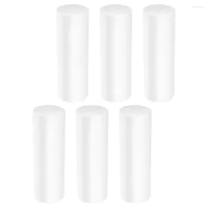 Party Decoration 12.5/20cm White Cylinder Shape Polystyrene Foam Modelling Pillar Ornaments DIY Craft Christmas