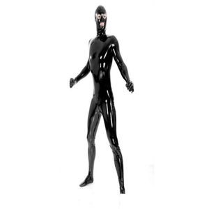 Catsuit Costumes Fl er Men039s Lateks Seksowny fetysz erotyczny gumowy body dla człowieka kombinezon kombinezonu Plus Dostosowanie 4513169 upuść del dhrhq