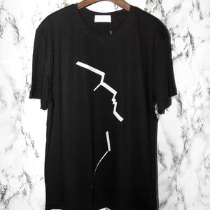 T-shirt 2XL ampia da uomo e da donna a maniche corte con collo tondo stampato classico di lusso Laurents