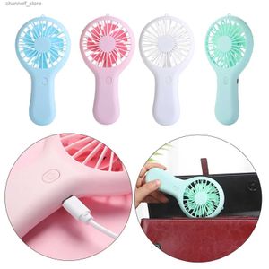 Electric Fans Personal electric mini handheld cooling fan USB charging air conditionerY240320