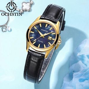 Wristwatches OCHSTIN 2024 Fresh And Beautiful Urban Beauty Series Automatic Quartz Movement Waterproof Watch Women's