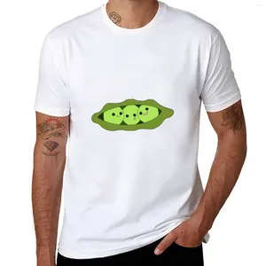 Herren Tanktops 3 Peas In A Pod T-Shirt Schnelltrocknende übergroße T-Shirts Einfarbige weiße Männer