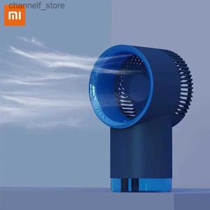 Electric Fans 3Life handheld fan USB charging mini air conditioner portable fan cooling fan with fog strong wind super quietY240320