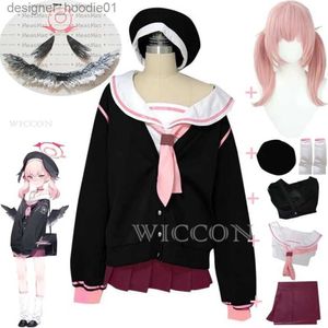 cosplay Fantasias de anime Nome do jogo Shimoe Koharu Blue Archive Project MX Cosplay Come Wig Anime Trinity General School Loli Sailor Uniform Halloween SuitC24320