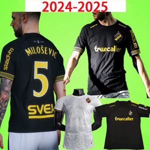 2024 AIK Solna soccer jerseys 132th STOCKHOLM Fans Player version FISCHER HUSSEIN OTIENO GUIDETTI THILL TIHI HALITI 132 years 24 25 souvenir edition football shirt