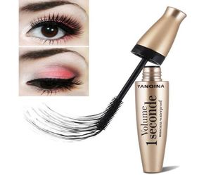 YANQINA VOLUME 1 SECONEE MASCARA Vattentät curling Förlängning Mascaras bra nummer ett svarta ögon ögonfrans makeup5665870