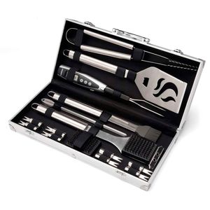 CUISINART CGS-5020 BBQ Tool Caseing Assing ، Set Deluxe Grill ، 20 قطعة