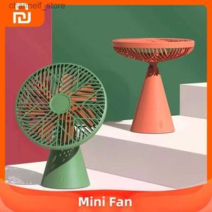 Electric Fans 2017 Silent Fan Handheld Portable Desktop USB Ganska mini Cooler Lämplig för YouPins Home Office Outdory240320