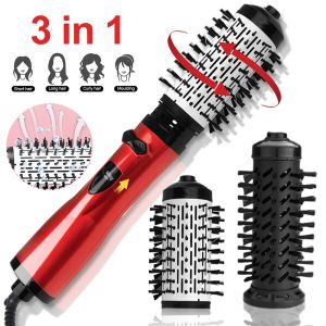 Brushes 3 in 1 Rotating Hair Dryer Brush Multifunction Electric Negative Ion Hair Styler Comb 3Gear Temperature Electric Hair Dryer Comb