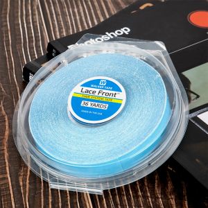 Adhesives Plusign Lace Glue Waterproof Invisible Blue Hair Tape Ultra Hold Blue Dwuasowe Taśmy przedłuża