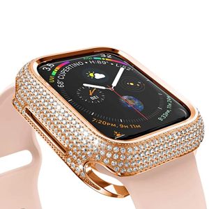 Boots Diamond Protective Cover för iWatch Series 8 7 6 5 40mm 44mm Women Jewelry Case For Apple Watch 8 7 41mm 45mm SE 38/42mm