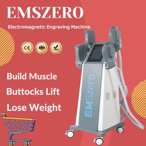 DLS-Emslim Muscle Machine Emszero Neo Reducerar Fat Hi-EMT Sculpt Machine 4 PCS Handtag med bäckenstimulering Kuddar Valfritt skönhetssalong