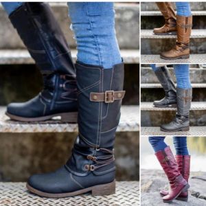 Botas 2023 Moda Women Boots Inverno sobre os saltos dos joelhos Camurça de qualidade Long Comfort Square Botines Mujer Thigh High Boot Botas Mujer