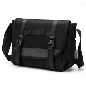 Bag Messenger Fashion Multifunctional Shoulder Black Mens Waterproof And Easy To Match