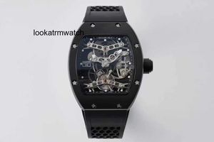 Desginer Mechanical Automatic L Watch Designer Watch Men RM027 Real Tourbillon Superclone Watch Tourbillon Mechanical Carbon Fiber Case Montre